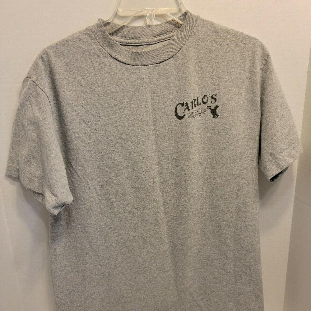 CARLO’S BAKE SHOP HOBOKEN NJ SINCE 1910 GRAY T-SHIRT Size Medium